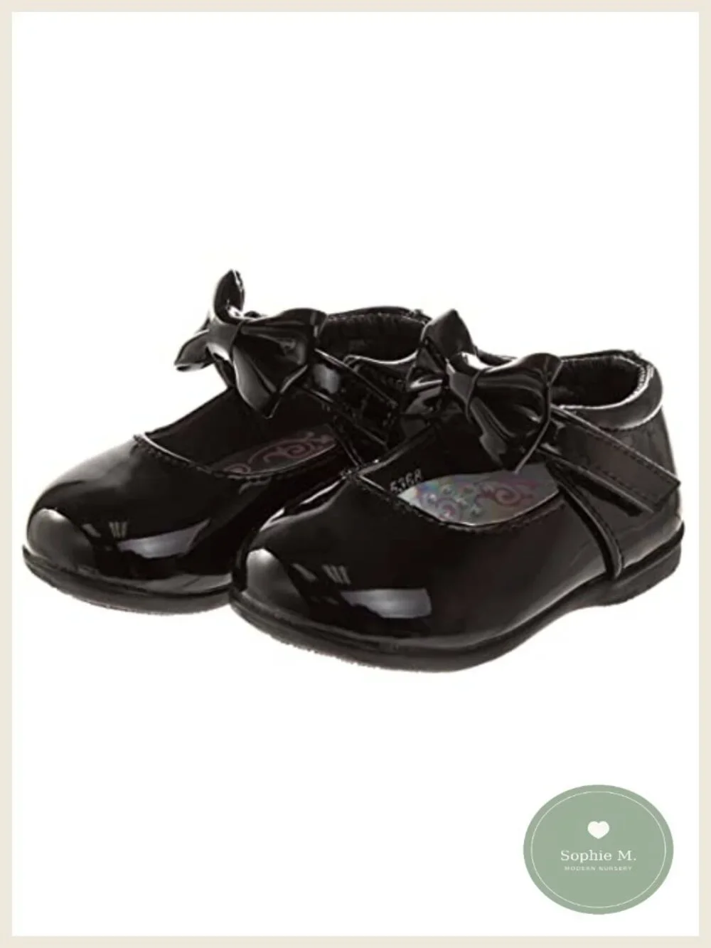 Faux Leather Mary Jane Flats Girls Dress Shoes Non-Slip Baby Walker